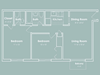 Two Bedroom 1.5 Bath - Valley (w/ Balcony)